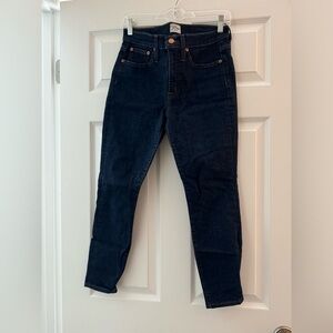 J. Crew High Rise Toothpick Jeans